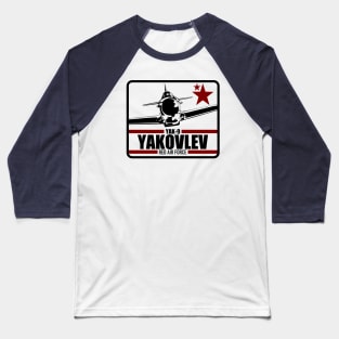 Yakovlev Yak-9 Baseball T-Shirt